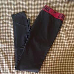 Gymshark Black and Pink Leggings